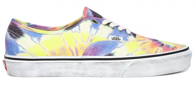 Buty Vans Authentic washed tie dye/true white