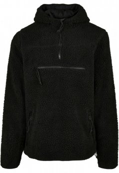 Pánská bunda Brandit Teddyfleece Worker Pullover - černá