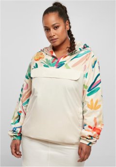 Ladies Mixed Pull Over Jacket - whitesandfruity