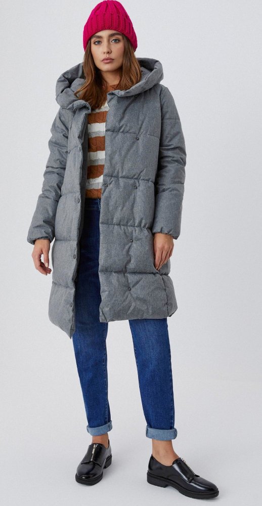 Kabát Moodo Aya grey XL