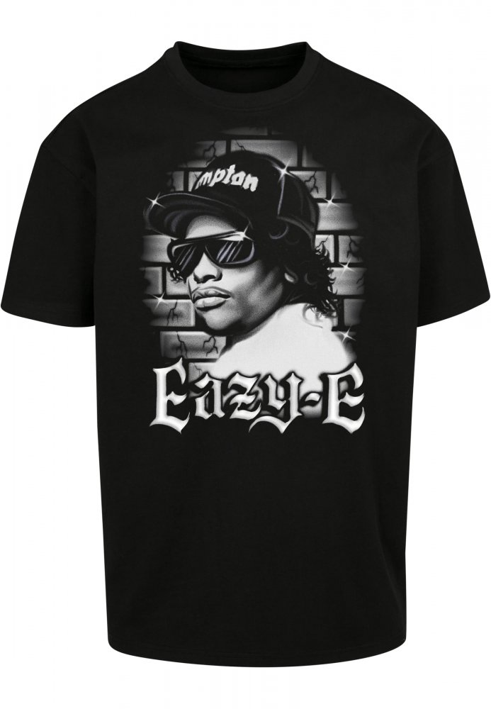 Černé pánské tričko Mister Tee Eazy-E Paintbrush Oversize Tee 3XL