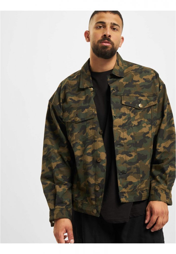 Burke Jeans Jacket - camouflage 4XL