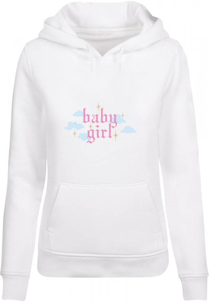 Baby Girl Hoody - white S
