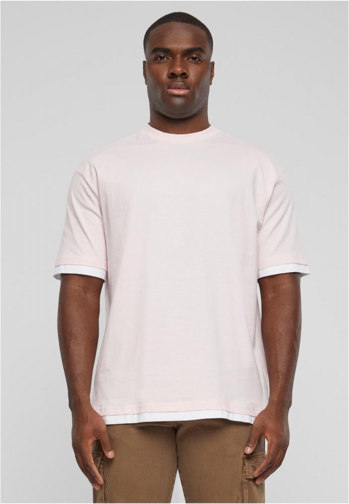 DEF Visible Layer T-Shirt - pink/white L