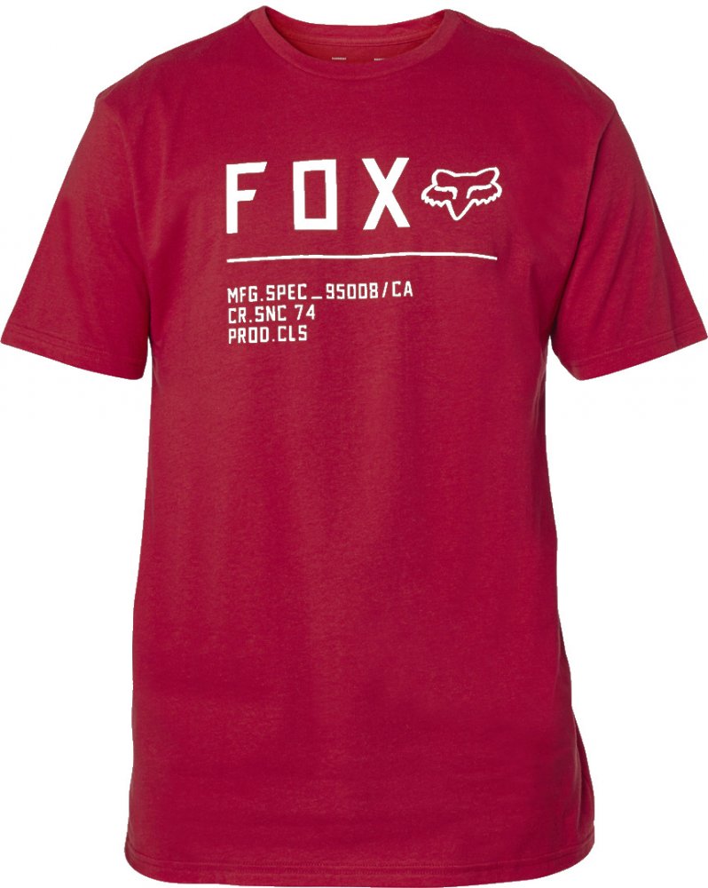 Tričko Fox Non Stop SS red/white XL