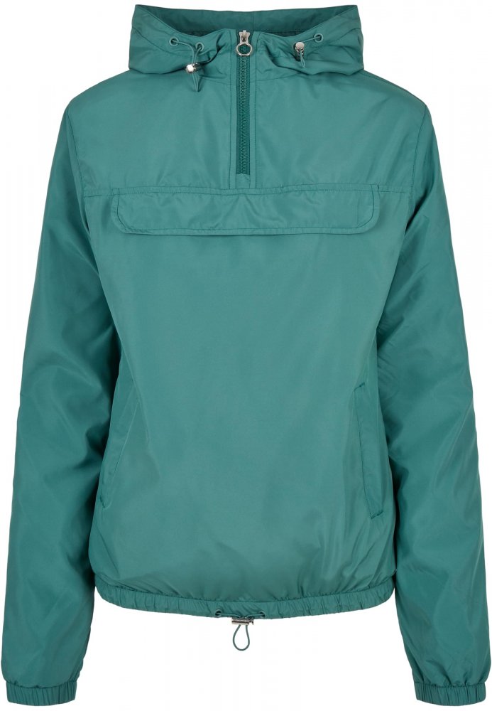 Zelená dámská jarní/podzimní bunda Utban Classics Ladies Basic Pullover 3XL