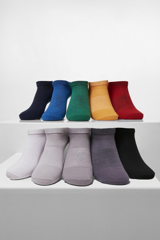 Recycled Yarn Sneaker Socks 10-Pack - multicolor 39-42