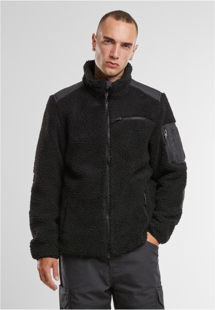 Brandit Men Ramble Teddyfleece Jacket - black L