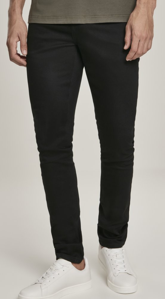 Jeansy Urban Classics Slim Fit Jeans - black raw 29/32