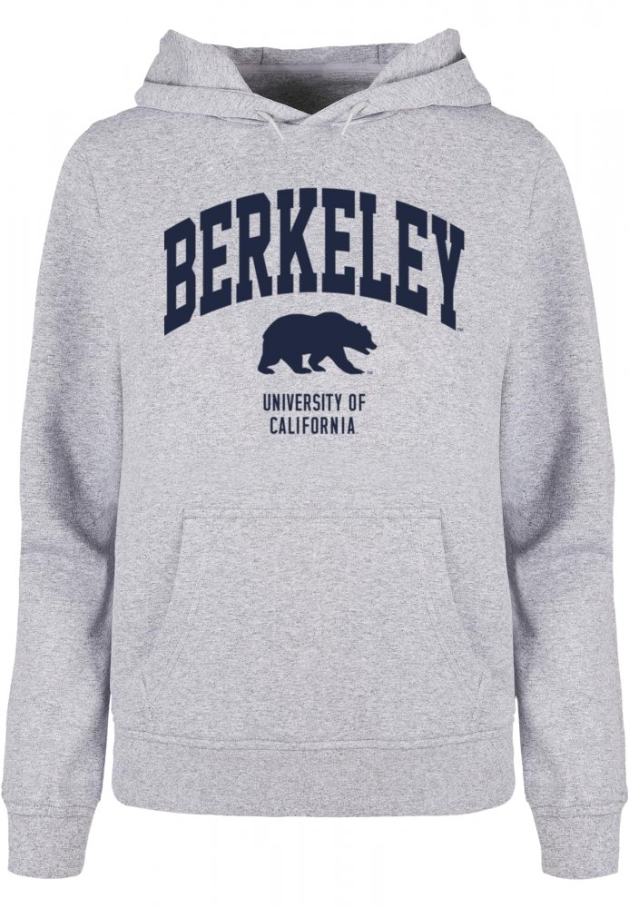 Ladies Berkeley University - Bear Basic Hoody - heather grey S