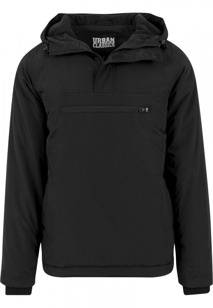 Padded Pull Over Jacket - black XL