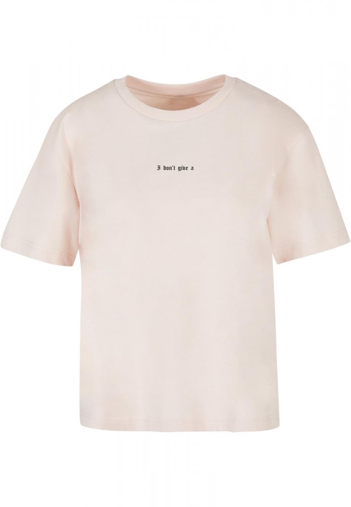 I Don't Give A F Tee - pink S