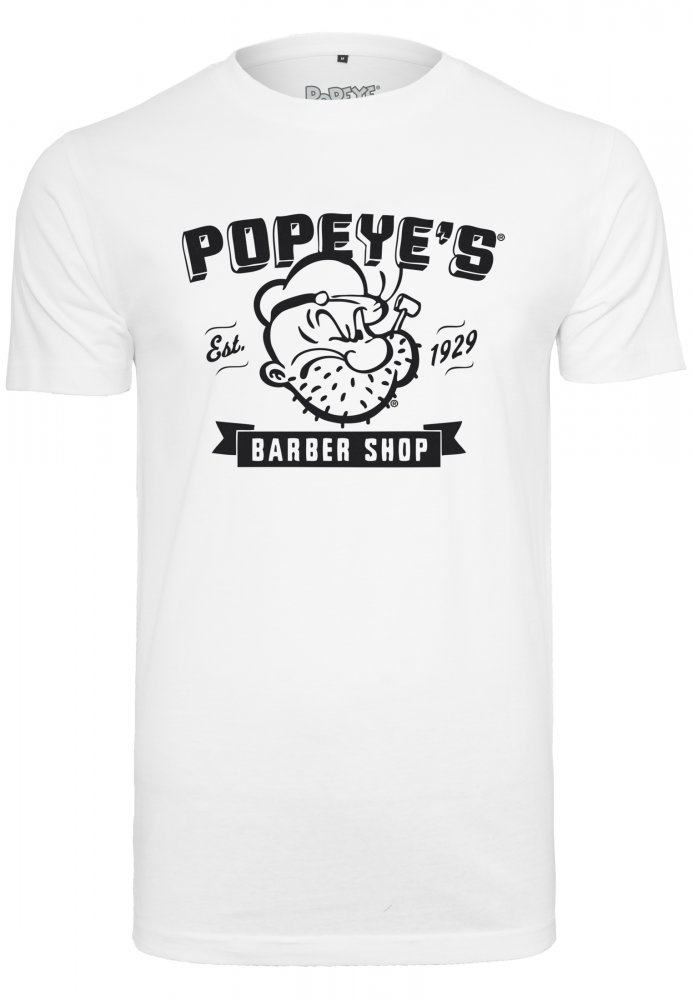Popeye Barber Shop Tee - white L