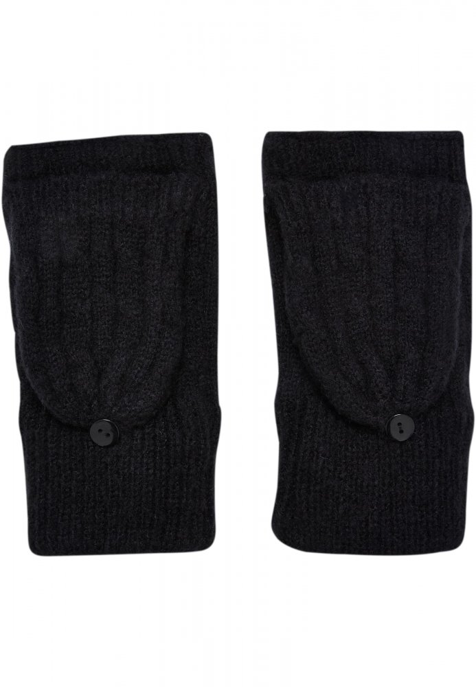 Open Mitten - black L/XL