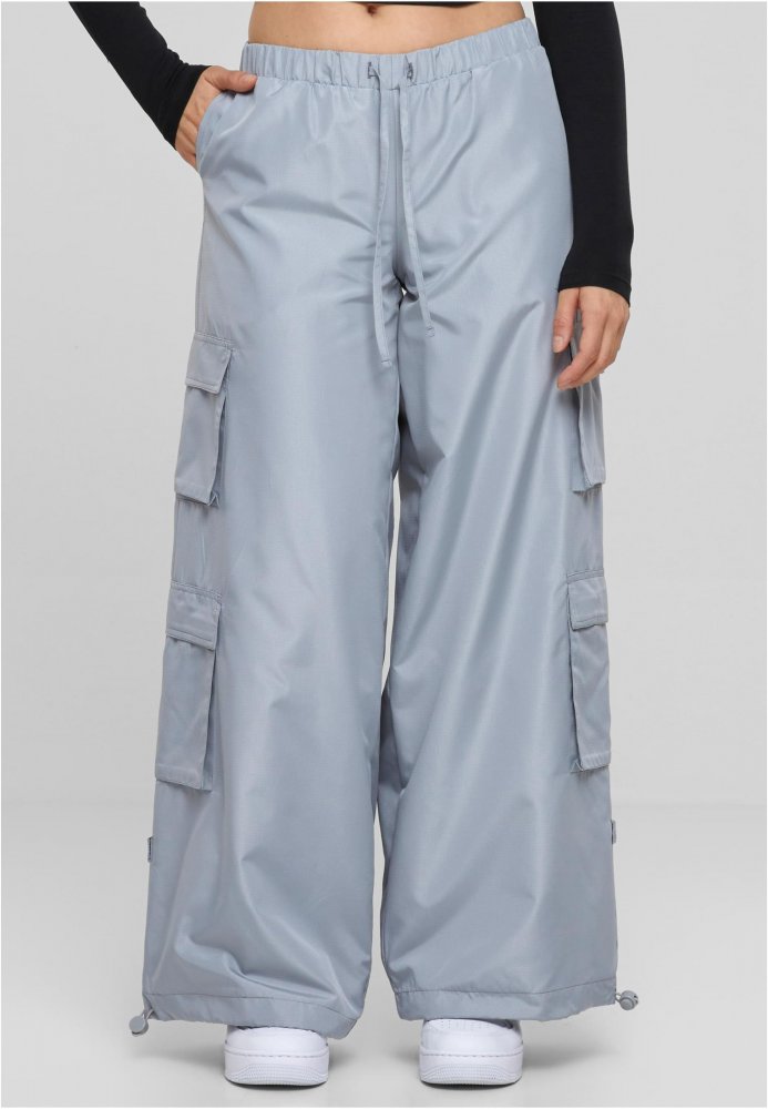 Ladies Ripstop Double Cargo Pants - lightasphalt L
