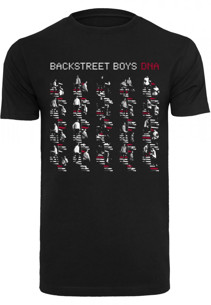 Backstreet Boys - DNA Album Red T-Shirt Round Neck - black L