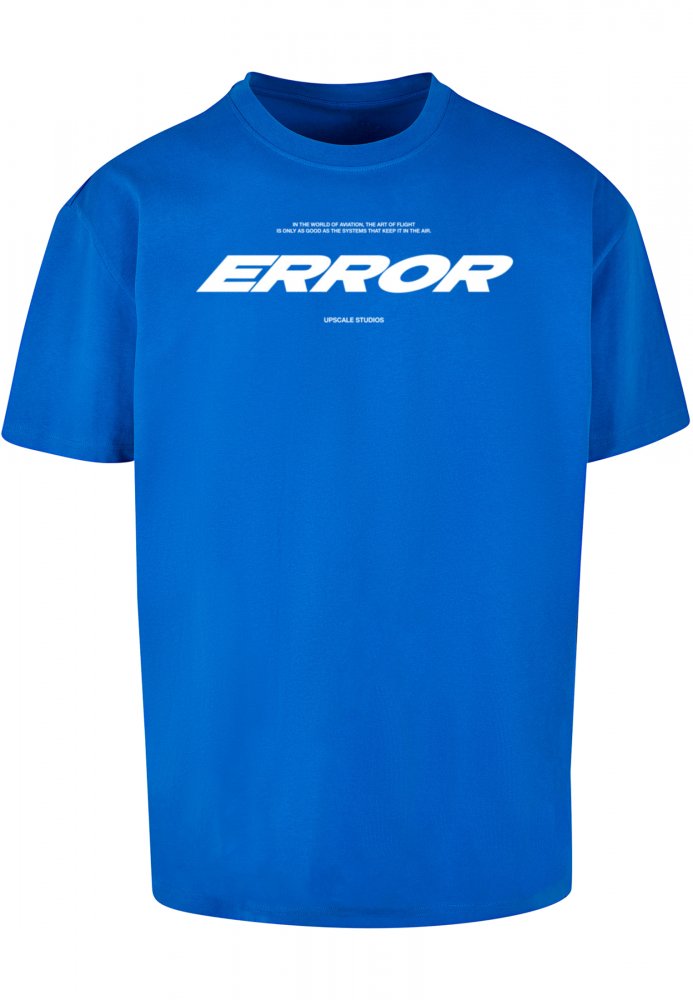 Error Wording Oversize Tee - cobalt blue L