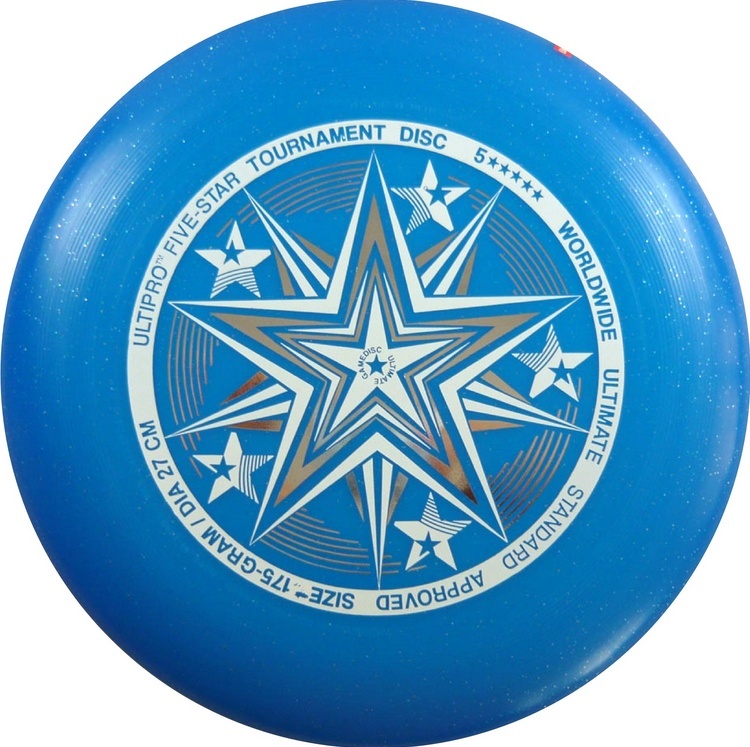 Frisbee UltiPro FiveStar - třpytivá modrá