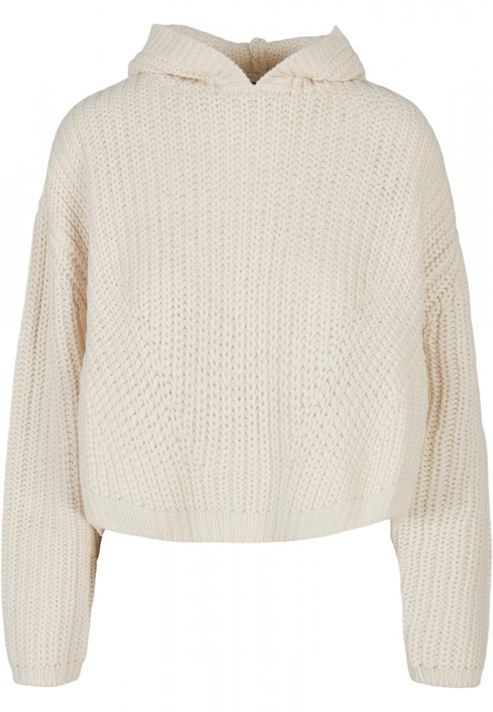 Ladies Oversized Hoody Sweater - whitesand M