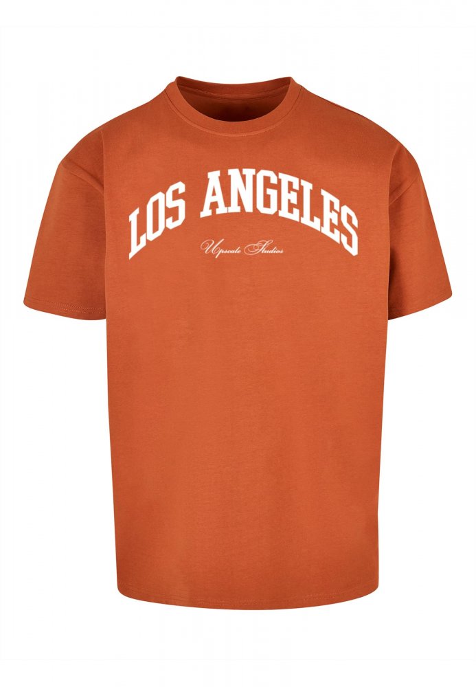 L.A. College Oversize Tee - toffee 5XL