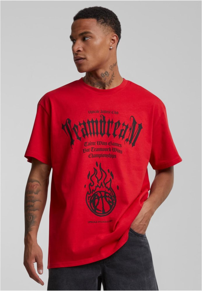 Teamdream Heavy Oversize Tee - cityred XS