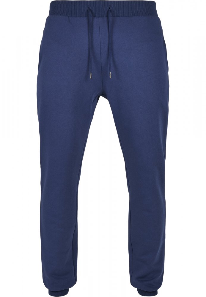 Tmavě modré pánské tepláky Urban Classics Organic Basic Sweatpants M