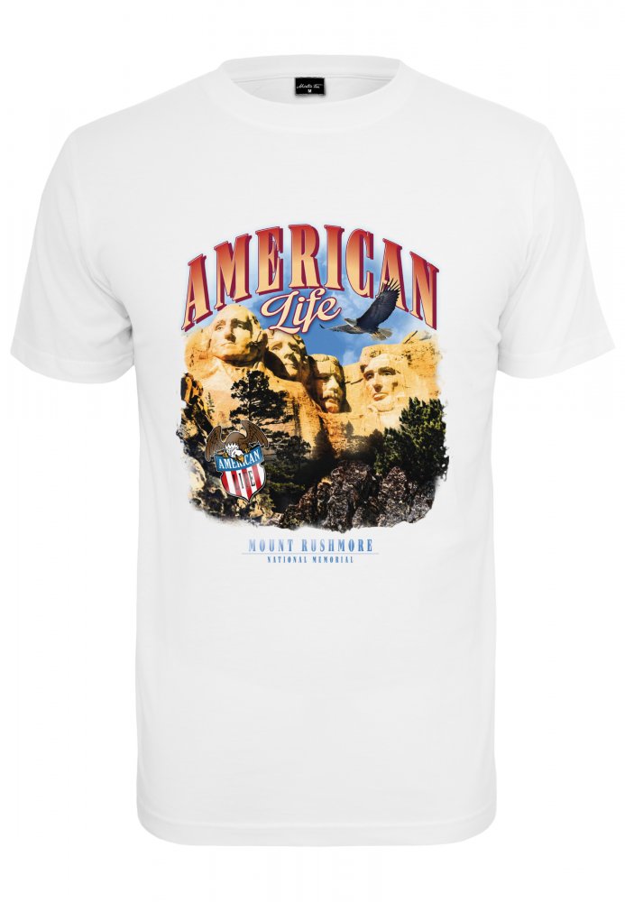 American Life Mount Roushmore Tee - white M