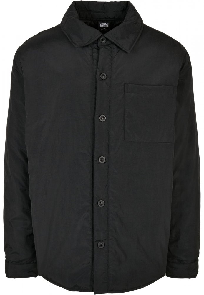 Padded Nylon Shirt Jacket L