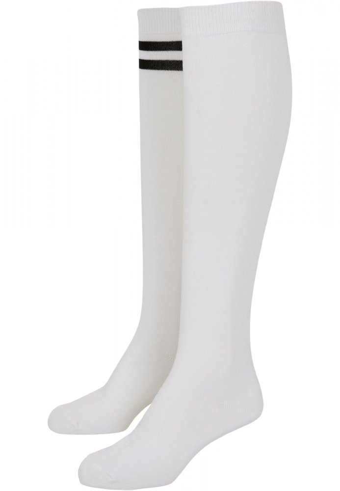 Ladies College Socks 2-Pack - white 35-38