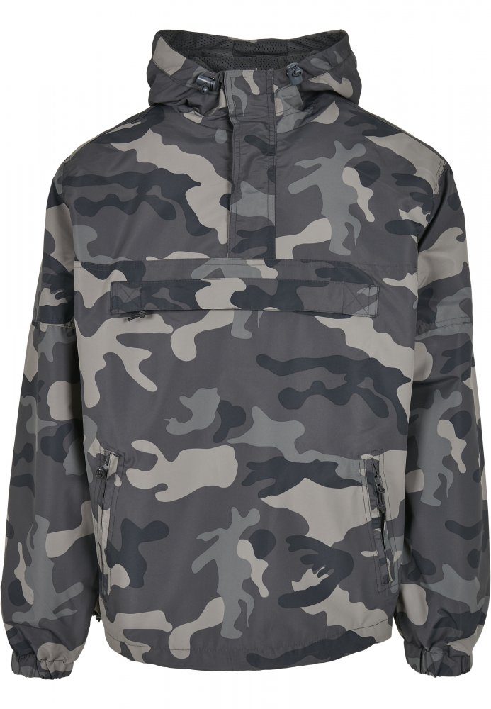 Summer Pull Over Jacket - grey camo L