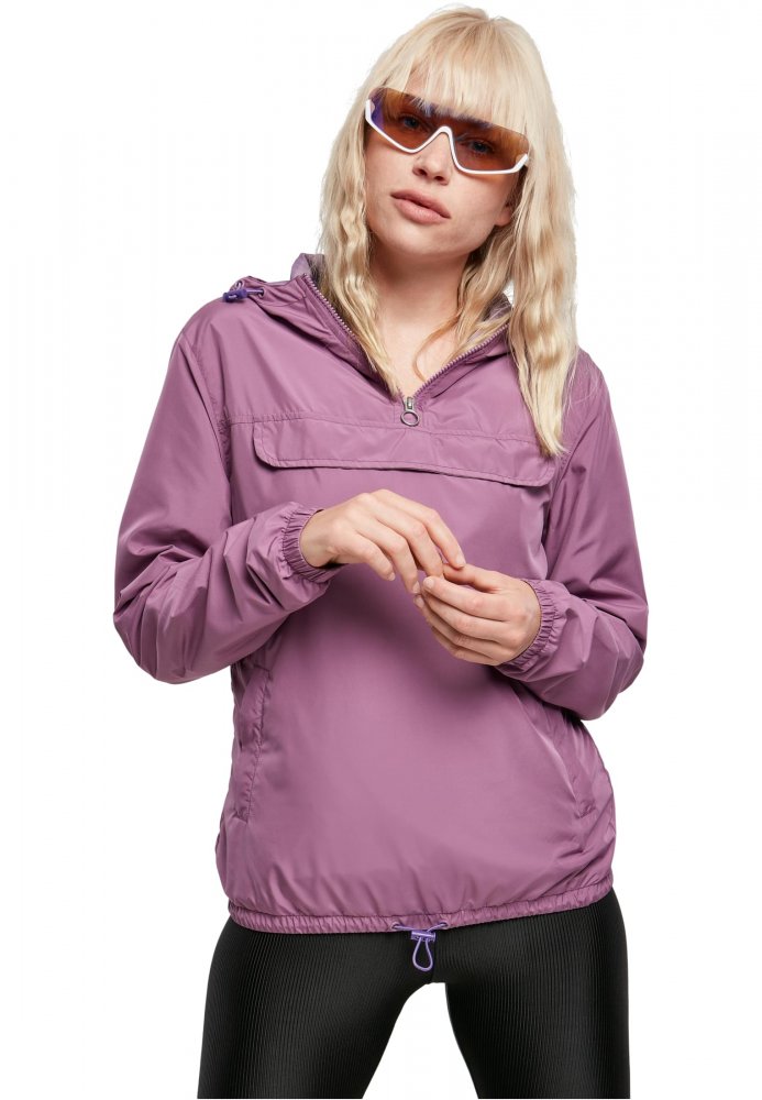 Bunda Urban Classics Ladies Basic Pull Over Jacket - duskviolet 3XL