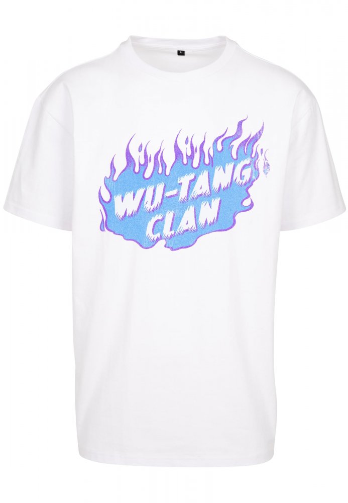 Bílé pánské tričko Mister Tee Wu-Tang Clan Wu Cloud Oversize Te XXL
