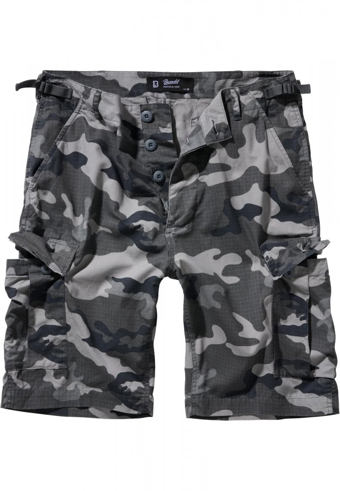 BDU Ripstop Shorts - grey camo M