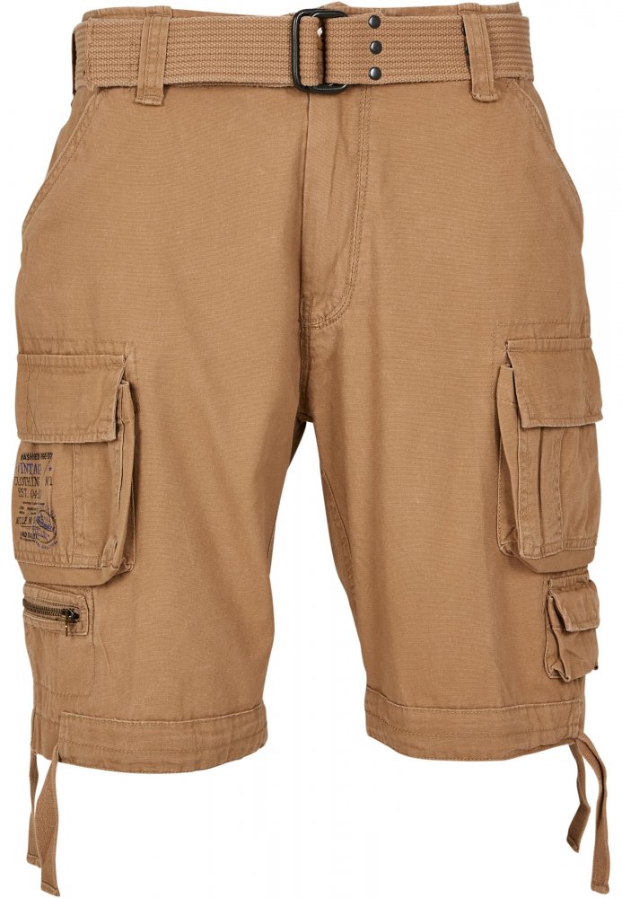 Kraťasy Savage Vintage Cargo Shorts - beige L