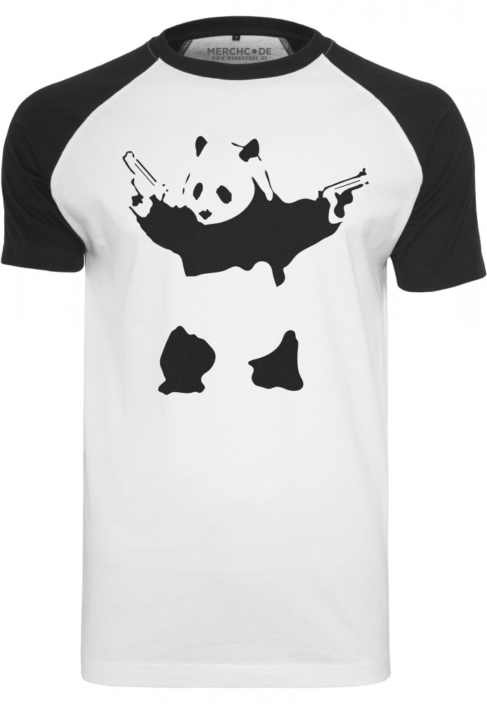 Brandalised - Banksy´s Graffiti Panda Raglan Tee L