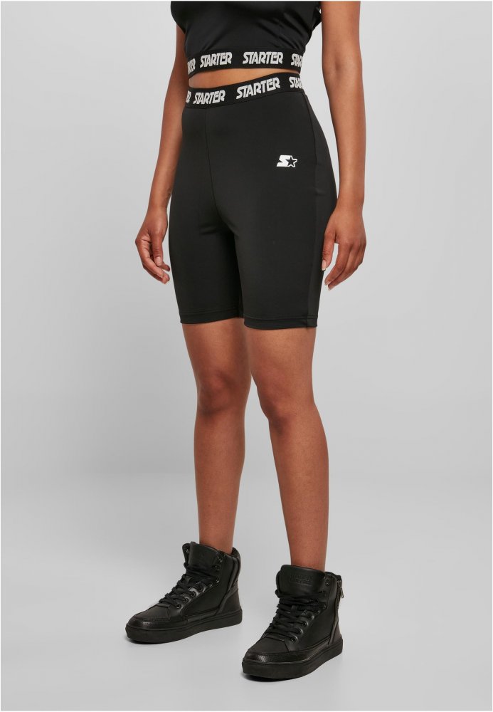 Ladies Starter Logo Tape Cycle Shorts XL