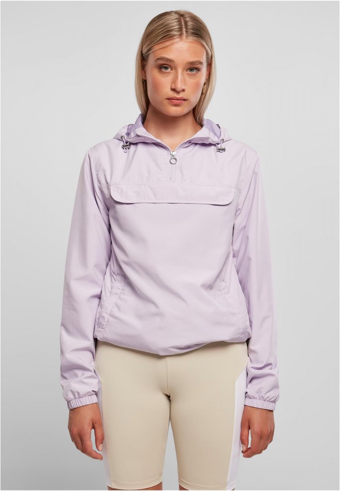 Ladies Basic Pull Over Jacket - lilac XL