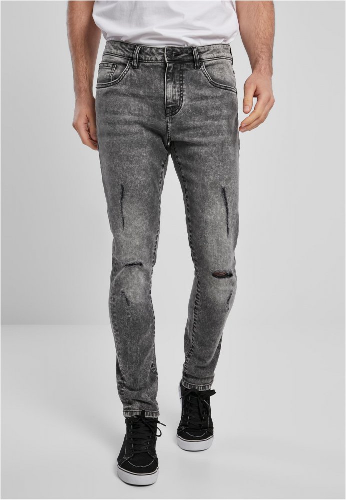 Slim Fit Jeans - mid indigo washed 31/32