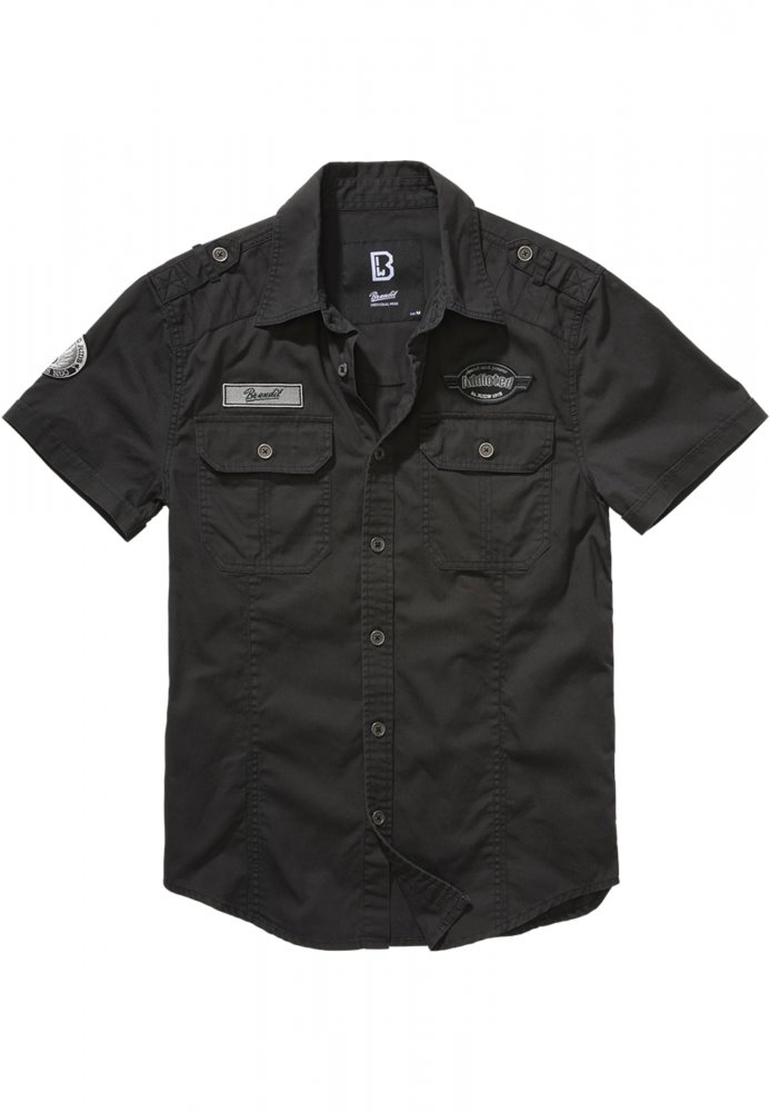 Luis Vintage Shirt Short Sleeve - black 4XL