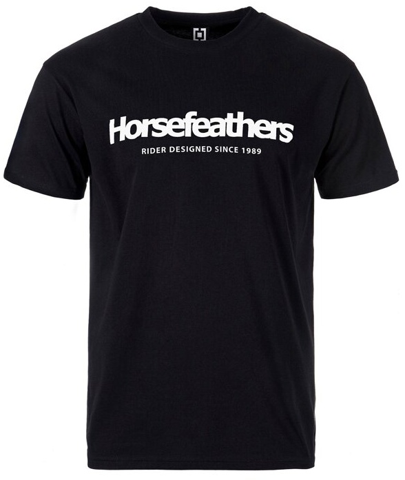 Pánské tričko Horsefeathers Quarter - černé M