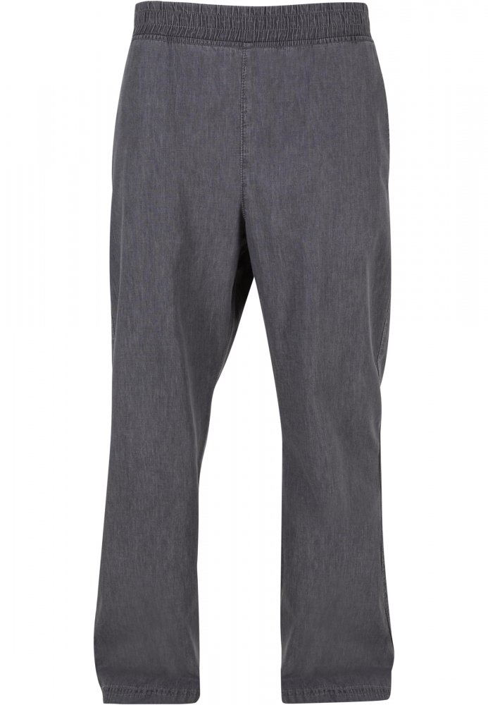 Oversized Lightweight Denim Pants - midgrey L