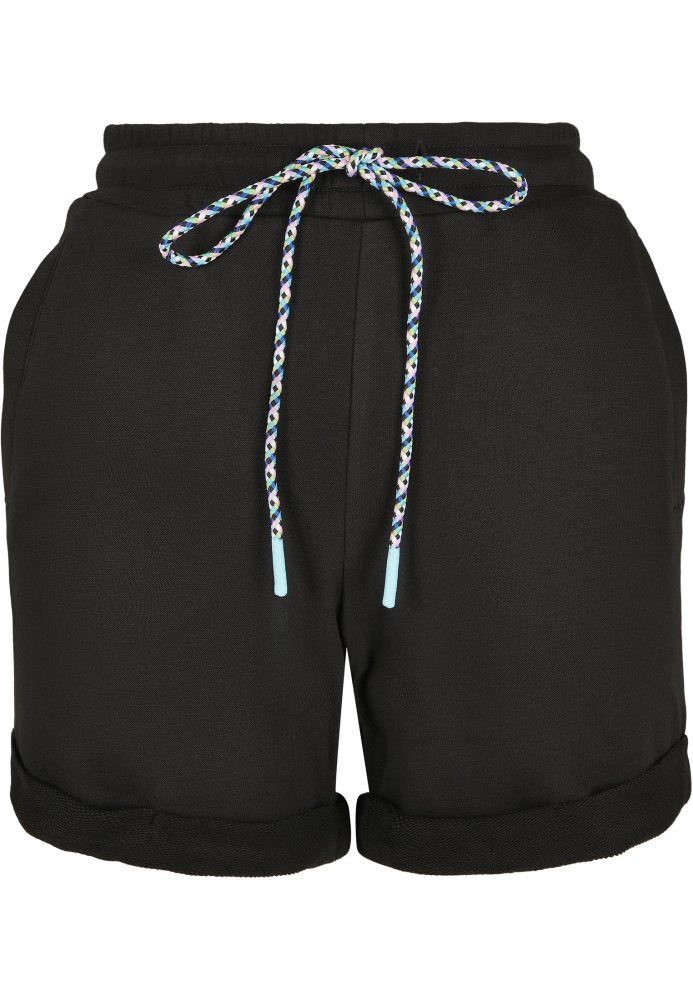 Ladies Beach Terry Shorts - black XS