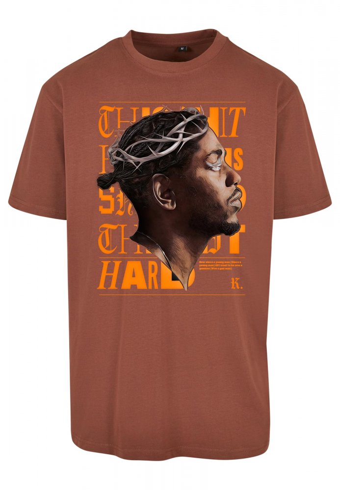 K-Dot Oversize Tee - bark XS