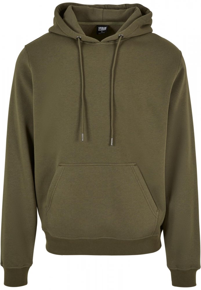 Basic Terry Hoody - olive M
