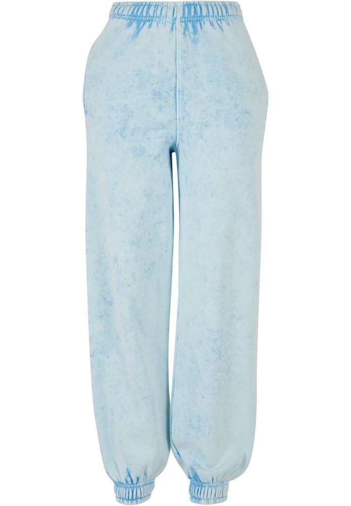 Světlé modré dámské tepláky Urban Classics Towel Washed XL