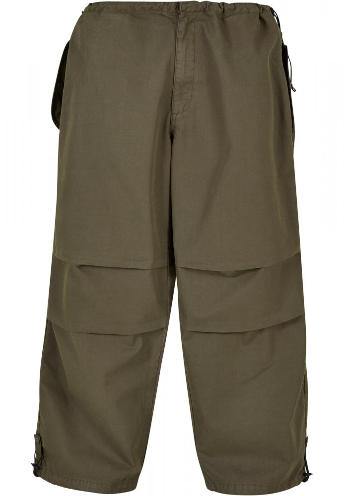 Wide Cargo Pants - olive M