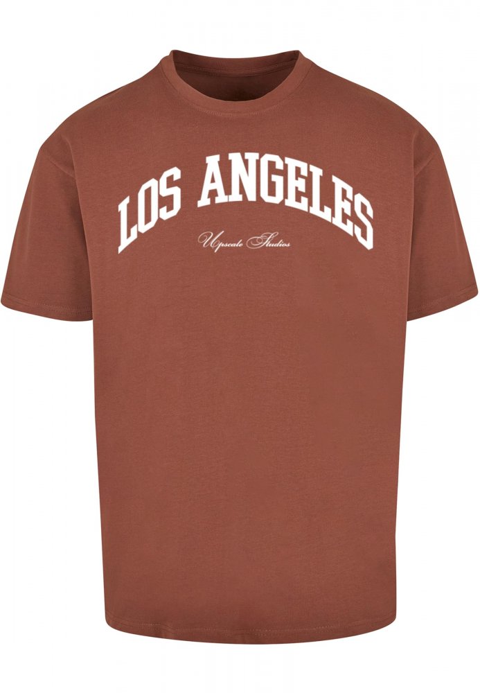 L.A. College Oversize Tee - bark XS