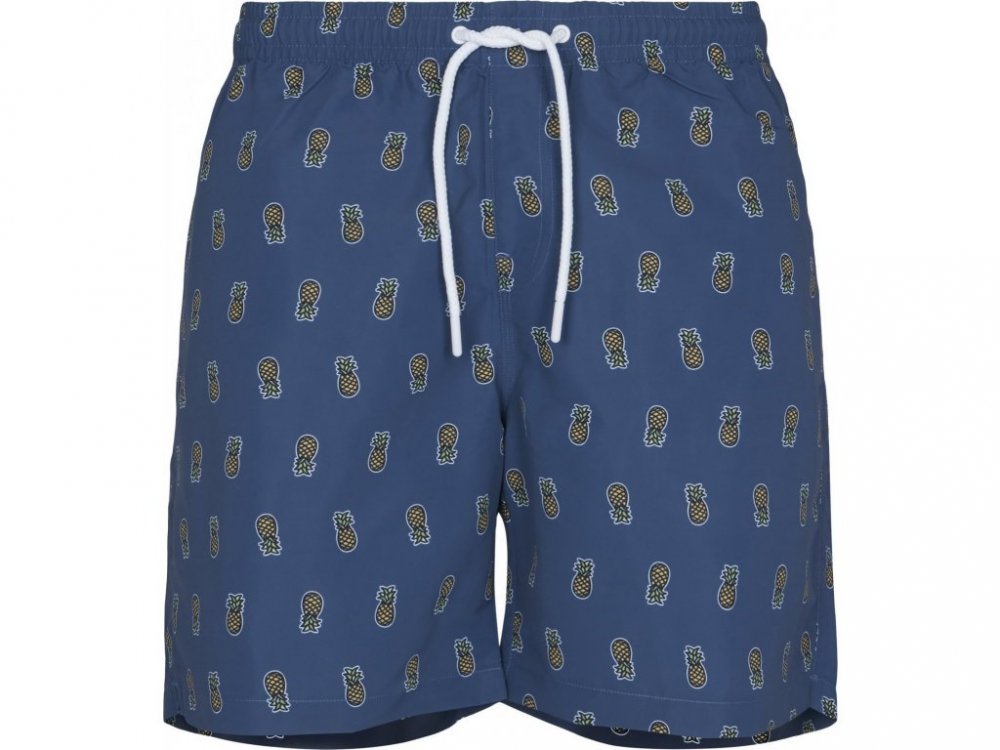 Pánské koupací šortky Urban Classics Pattern Swim Shorts - pineapple aop 5XL