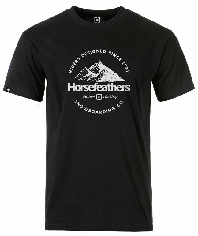 Tričko Horsefeathers Hilly black S