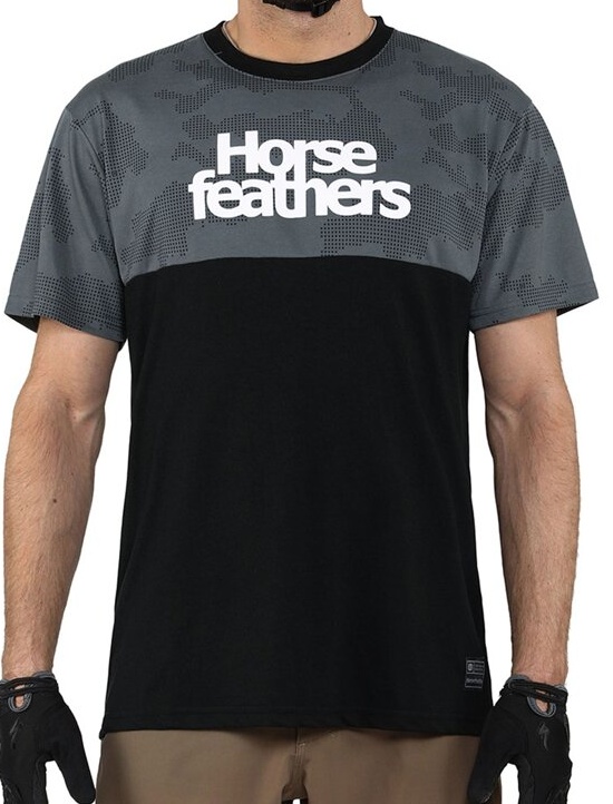 Bike tričko Horsefeathers Fury digital/white XL